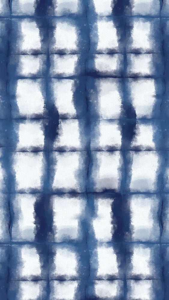 Shibori tie dye pattern vector mobile wallpaper