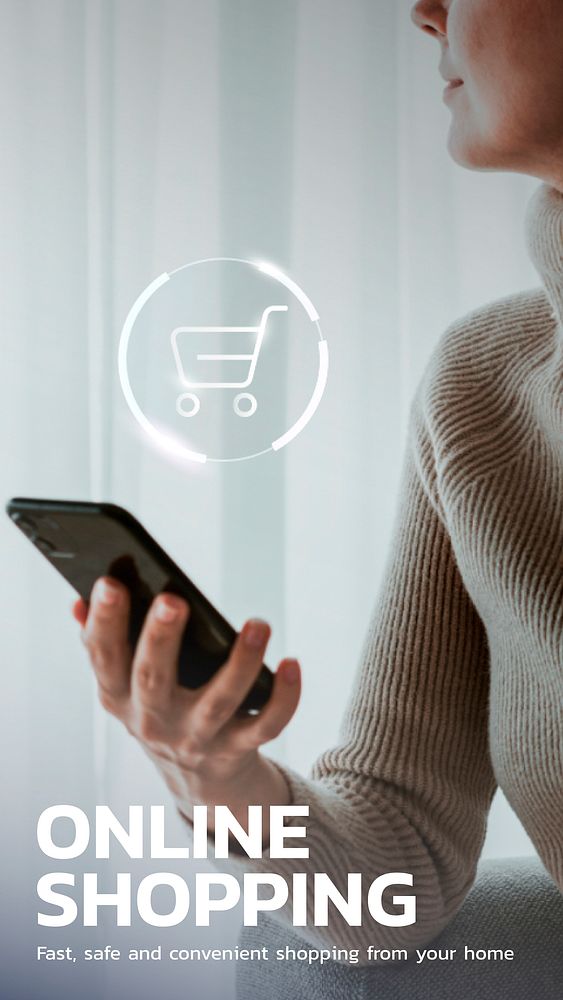 Online shopping digital lifestyle social media story