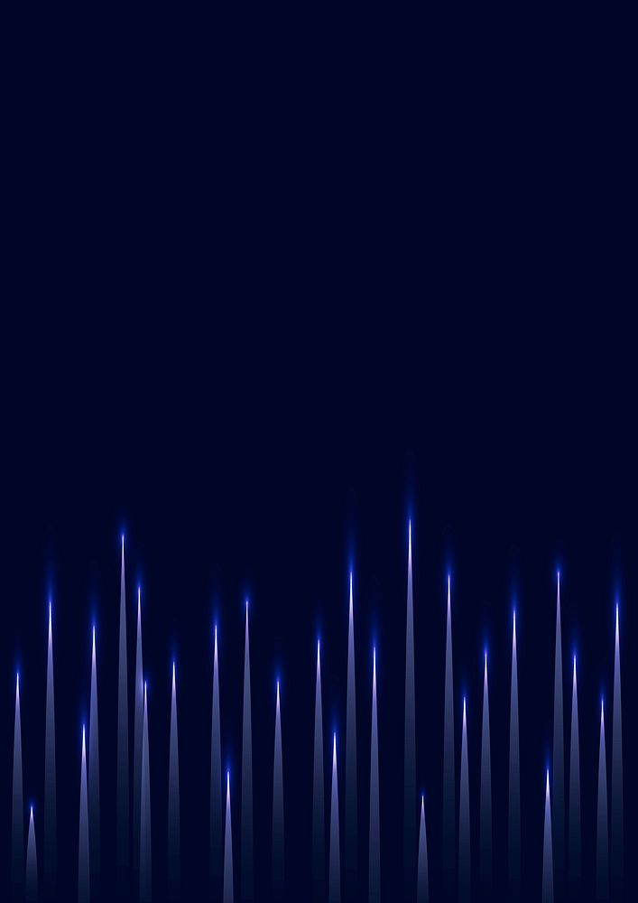 Music equalizer technology blue background vector with digital sound wave