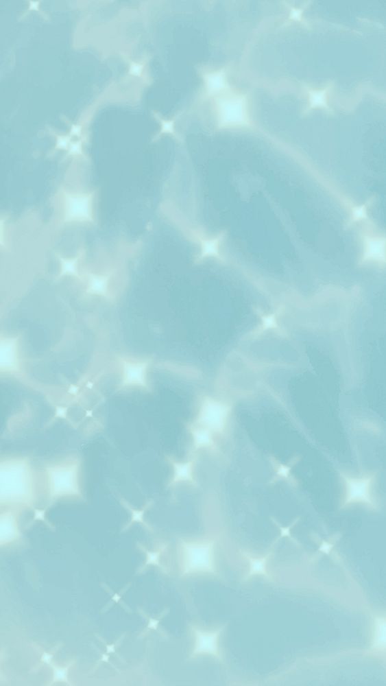 Blue sparkly iPhone wallpaper, aesthetic background