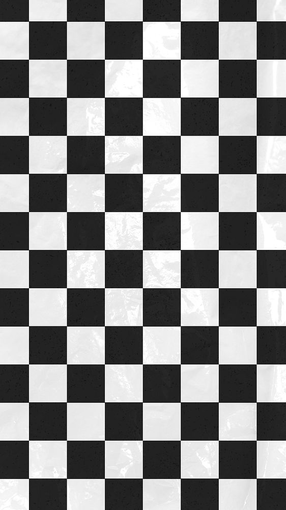 Checkered pattern phone wallpaper, paper texture background