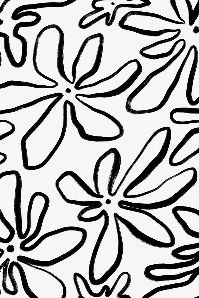 Flower pattern background, simple design