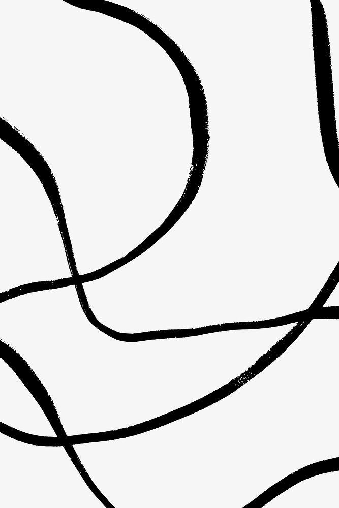 Abstract lines background, black and white design vector