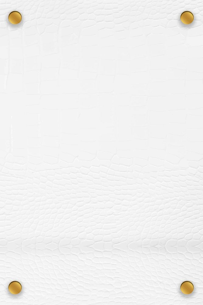 White leather texture background template vector