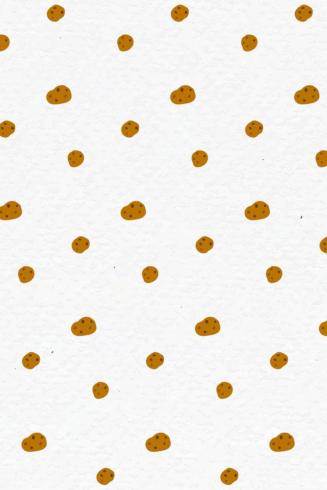 Psd cookie pattern transparent background