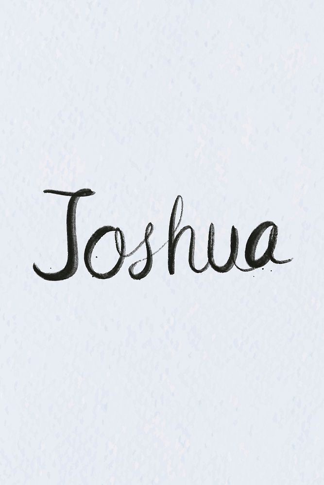 Vector Hand drawn Joshua font | Free Vector - rawpixel