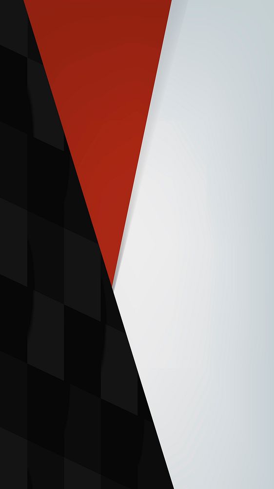 Red and black border geometric background with design space