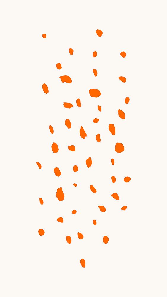 Abstract hand drawn dotted pattern