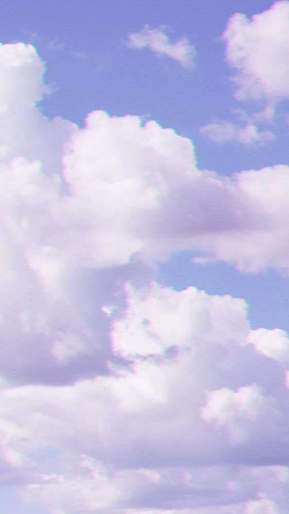 Aesthetic sky iPhone wallpaper, cloudscape HD background