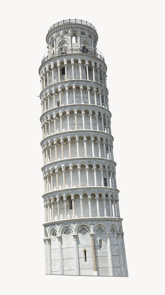 The Leaning Tower of Pisa in Italy 