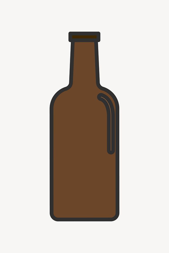 Recyclable bottle illustration design vector