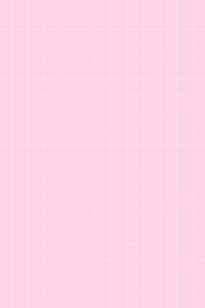 Pink grid background, collage element design