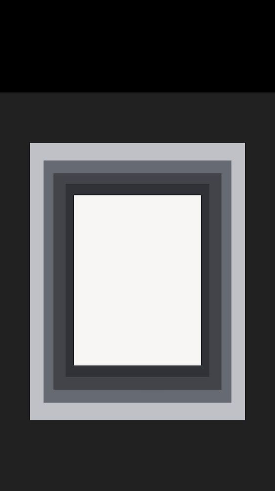 Retro geometric iPhone wallpaper, black high definition background vector