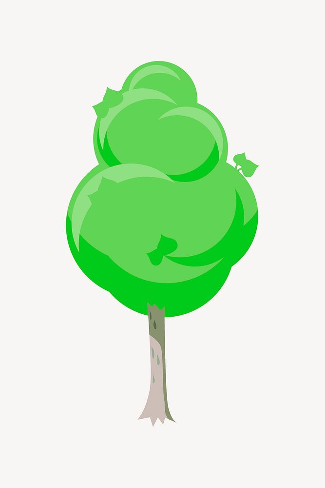 Tree illustration. Free public domain CC0 image.
