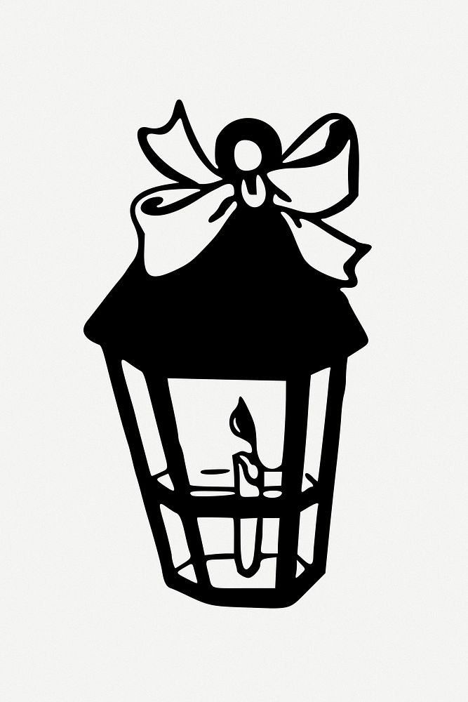 Lantern clip art psd. Free public domain CC0 image.