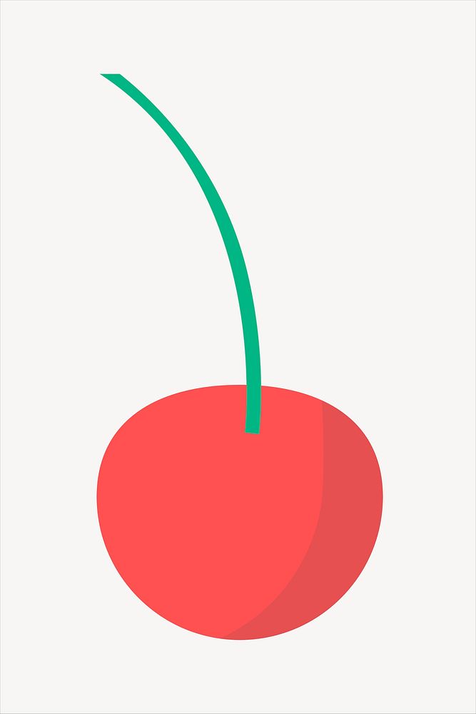 Cherry clipart illustration vector. Free public domain CC0 image.