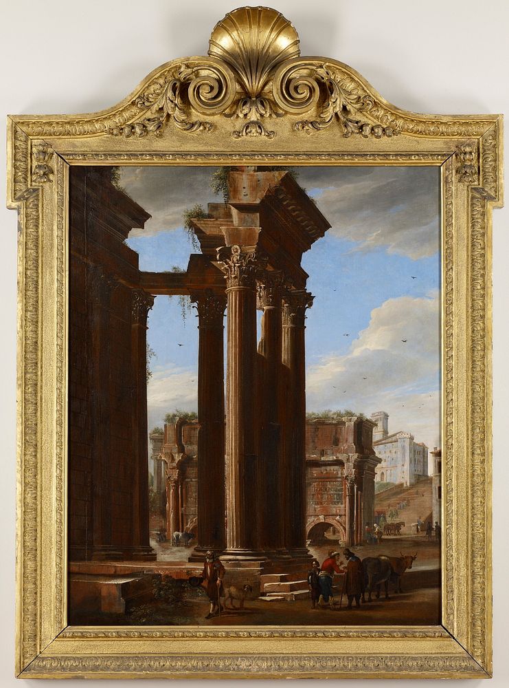 view in the Roman Forum. Original from the Minneapolis Institute of Art.