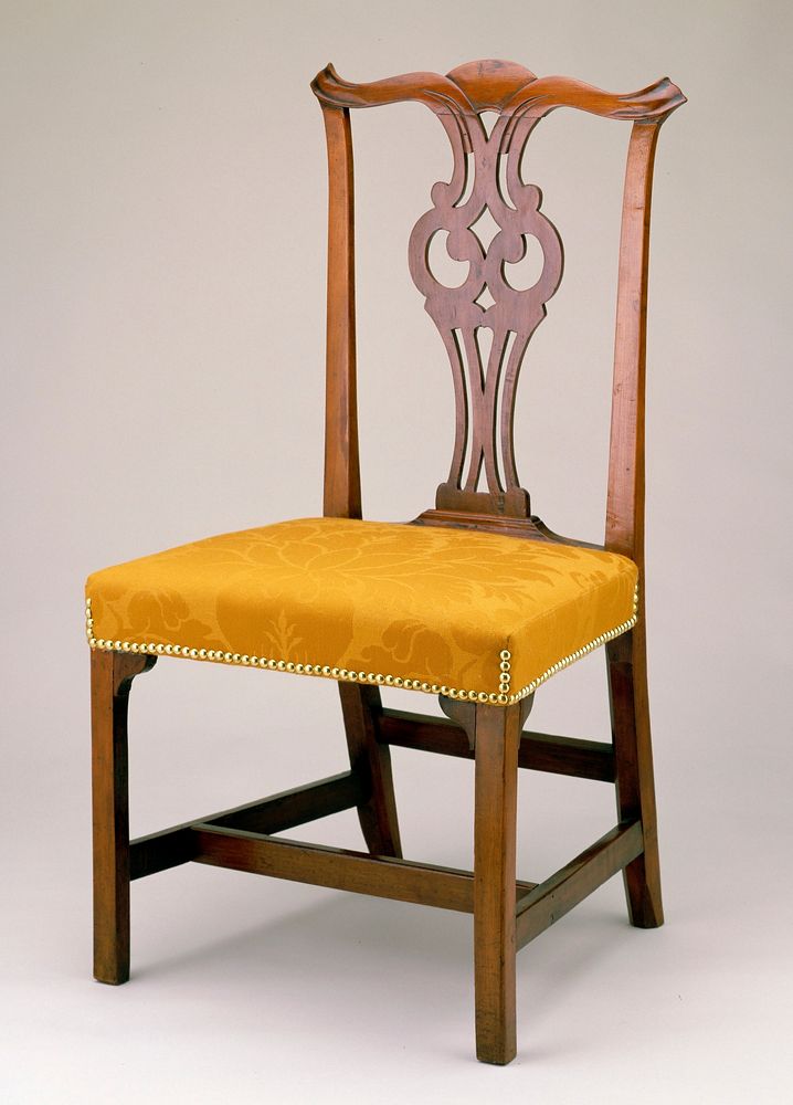 Side Chair, Chippendale, mahogany. Original from the Minneapolis Institute of Art.