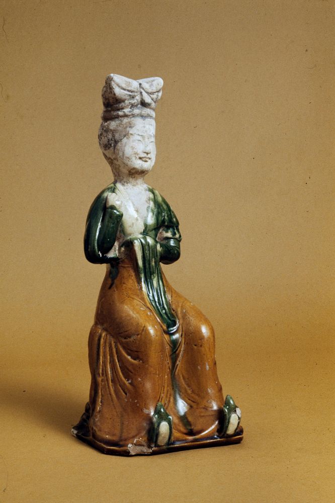 Seated figure of a woman. Original from the Minneapolis Institute of Art.