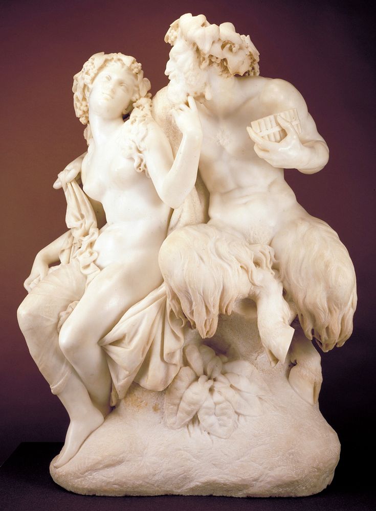 Bacchante and Satyr. Original from the Minneapolis Institute of Art.