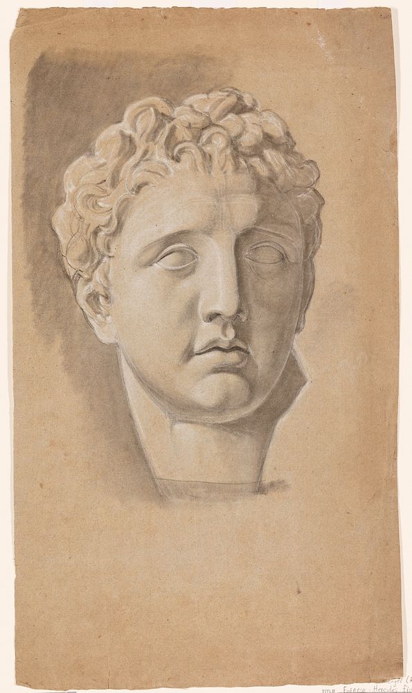 Sculpted male head by Pietro Fancelli. Original from The Minneapolis Institute of Art.