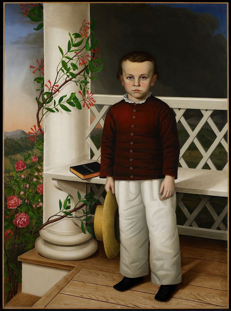 Portrait. Posthumous mourning portrait of an unknown child.. Original from the Minneapolis Institute of Art.