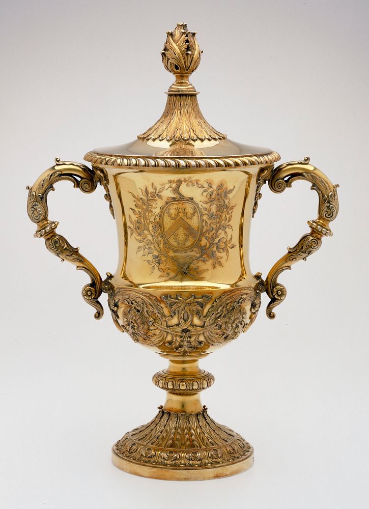 George III two-handled covered cup. Original from the Minneapolis Institute of Art.