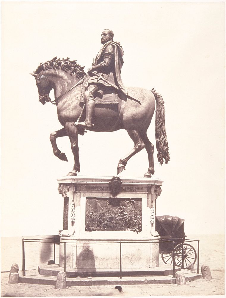 Statue of Cosimo Primo, Piazza della Signoria, Florence, Italy. Original from the Minneapolis Institute of Art.