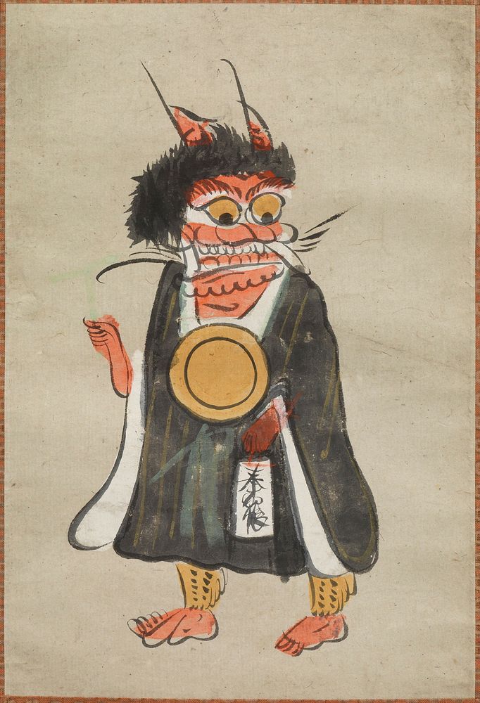 Demon Reciting Buddhist Prayers. Original from the Minneapolis Institute of Art.