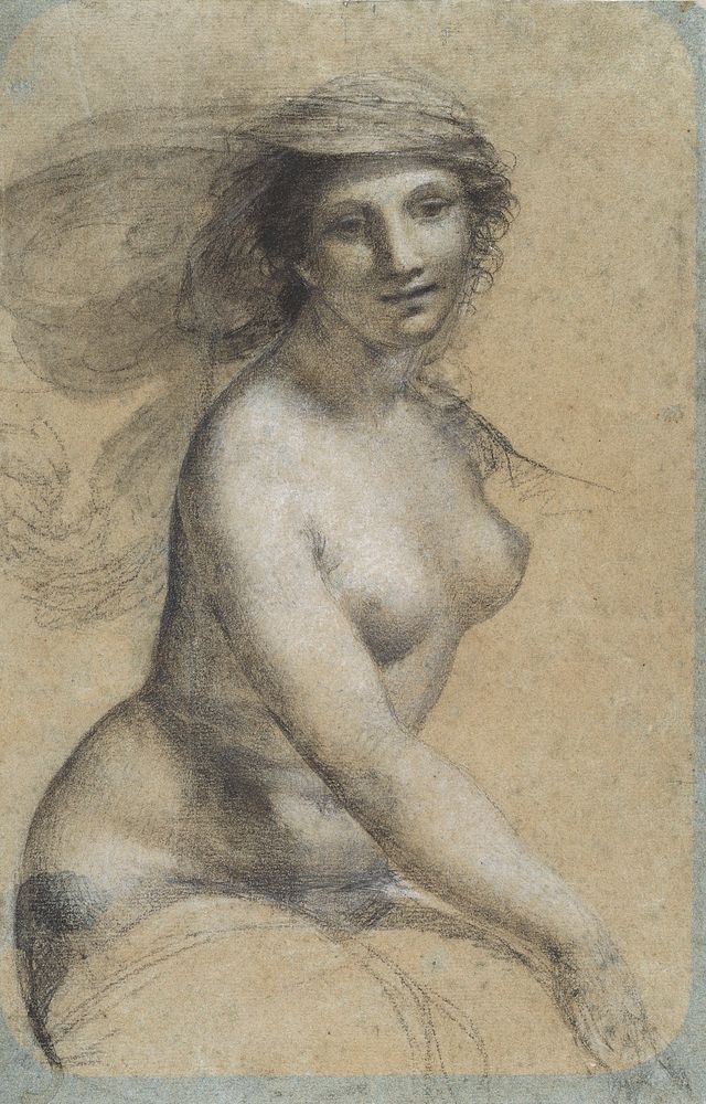 A Seated Female Nude. Original from the Minneapolis Institute of Art.