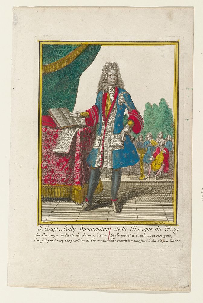 J. Baptiste Lully, Surintendant de la Musique du Roy. Original from the Minneapolis Institute of Art.