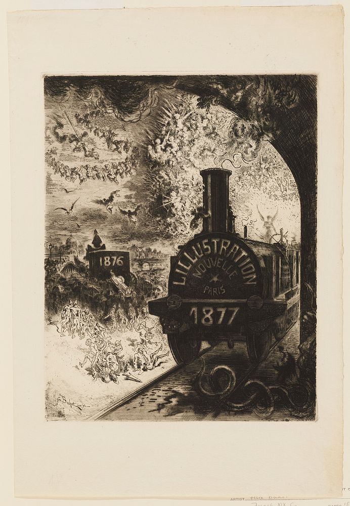 Frontispiece from "L'Illustration Nouvelle". Original from the Minneapolis Institute of Art.