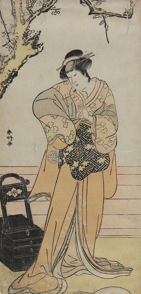 Actor Ogawa Tsuneyo in a Female Role. Original from the Minneapolis Institute of Art.