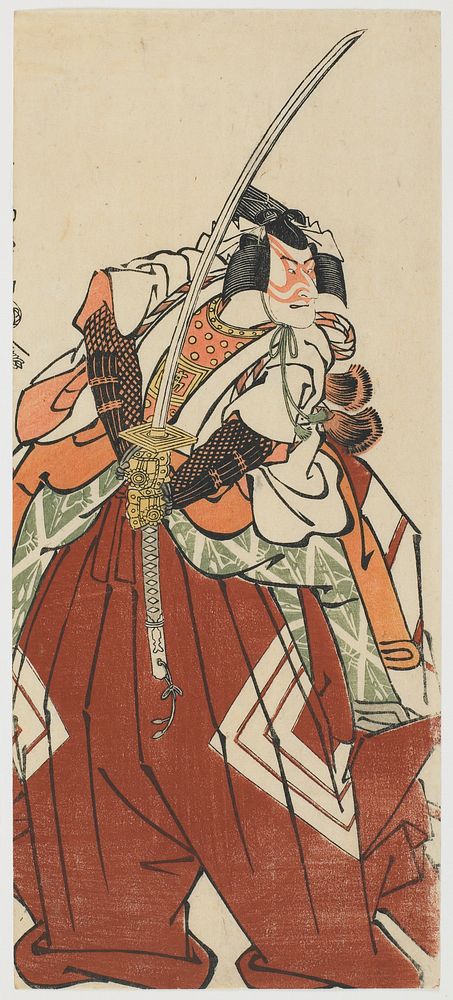 Actor Ichikawa Komazō llI as Shinozuka Gorō. Original from the Minneapolis Institute of Art.