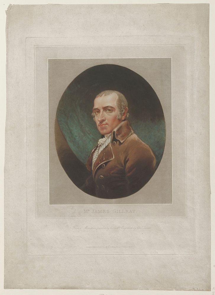Portrait of Mr. James Gillray. Original from the Minneapolis Institute of Art.