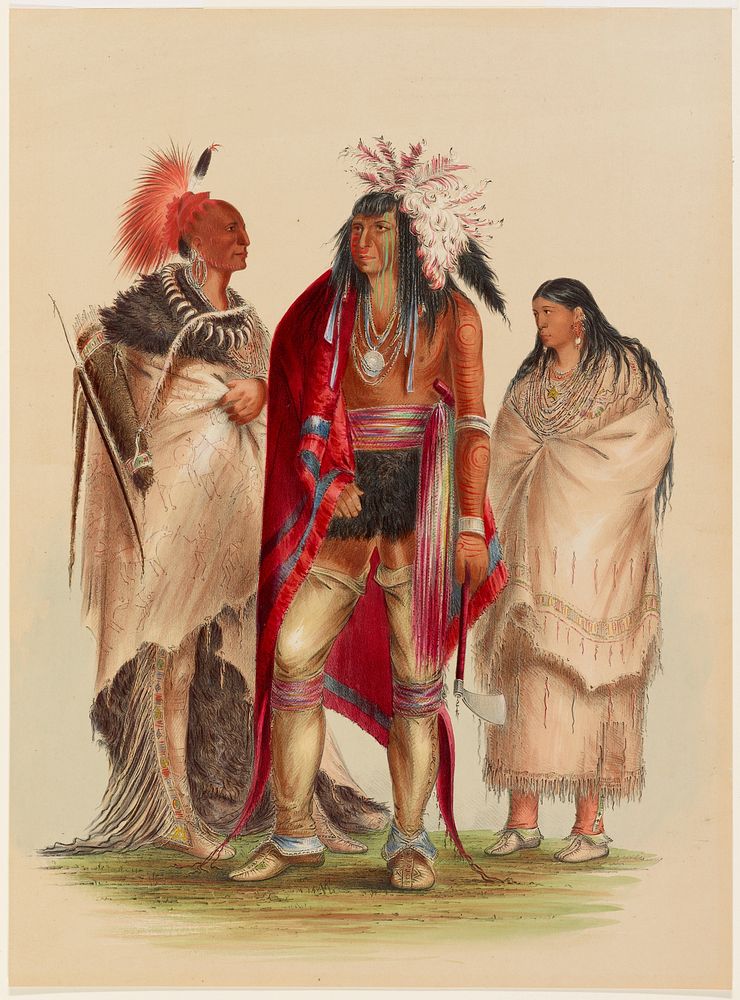 Group of North American Indians from Life. Original from the Minneapolis Institute of Art.