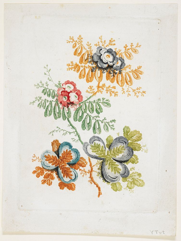 Bouquet de Fantaisie, from Nouvelle Suitte De Cahiers De Fleurs Ideales. Original from the Minneapolis Institute of Art.