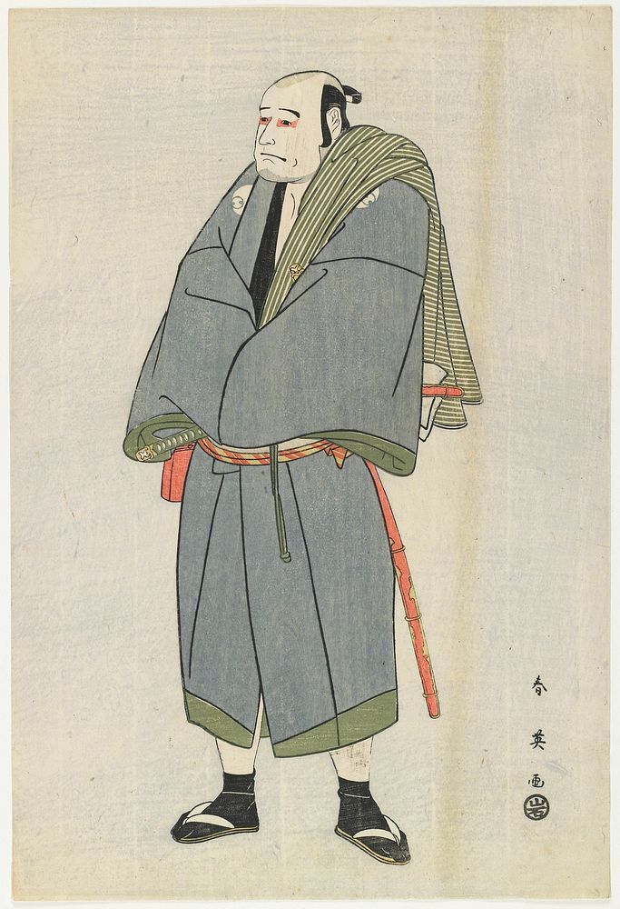 Actor Arashi Ryūzō II as Teraoka Heiemon. Original from the Minneapolis Institute of Art.