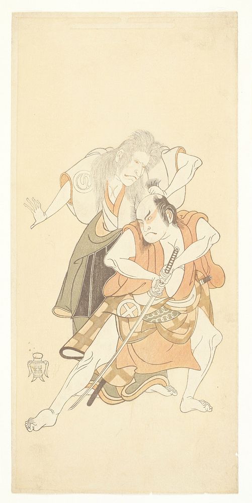Sawamura Sōjūrō II and Ōtani Hiroji III. Original from the Minneapolis Institute of Art.
