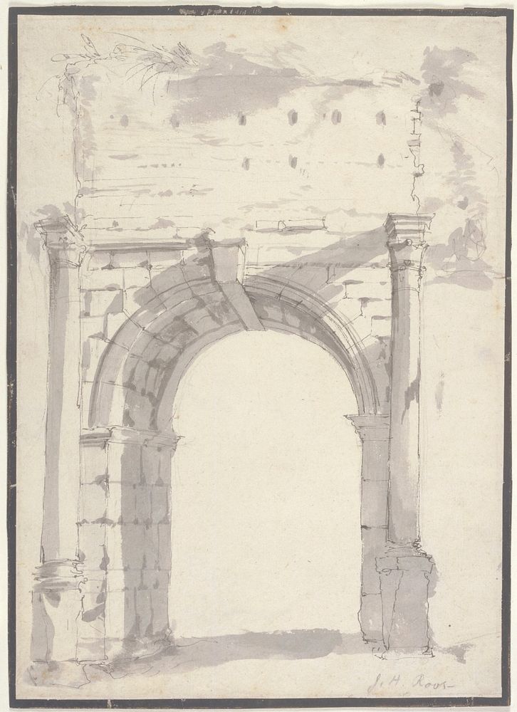 Roman Arch. Original from the Minneapolis Institute of Art.