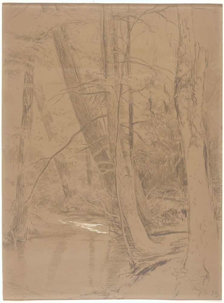 Forest Landscape with River. Original from the Minneapolis Institute of Art.