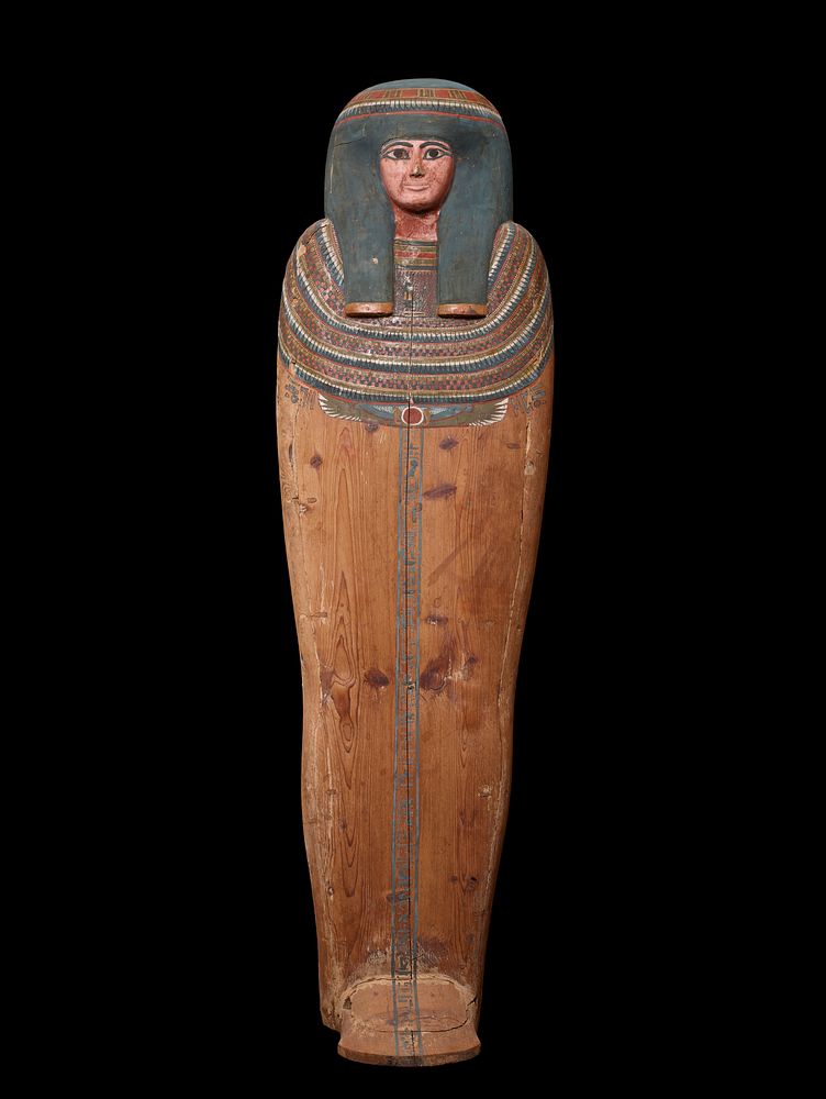 Coffin of Lady Tashat. Original from the Minneapolis Institute of Art.