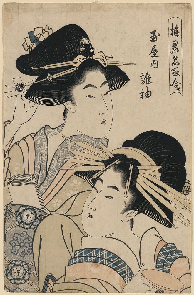 Tamaya uchi tagasode. Original from the Library of Congress.