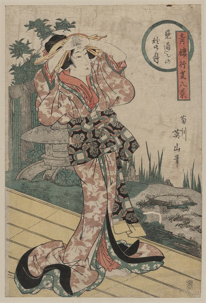 Mitōshi no aki no tsuki. Original from the Library of Congress.