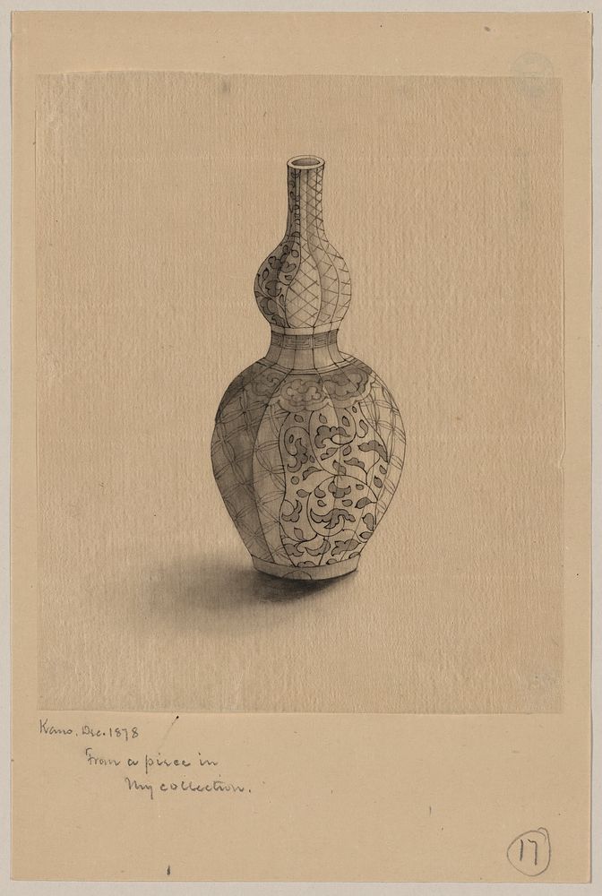 [Decanter or narrow-necked bottle]. Original from the Library of Congress.