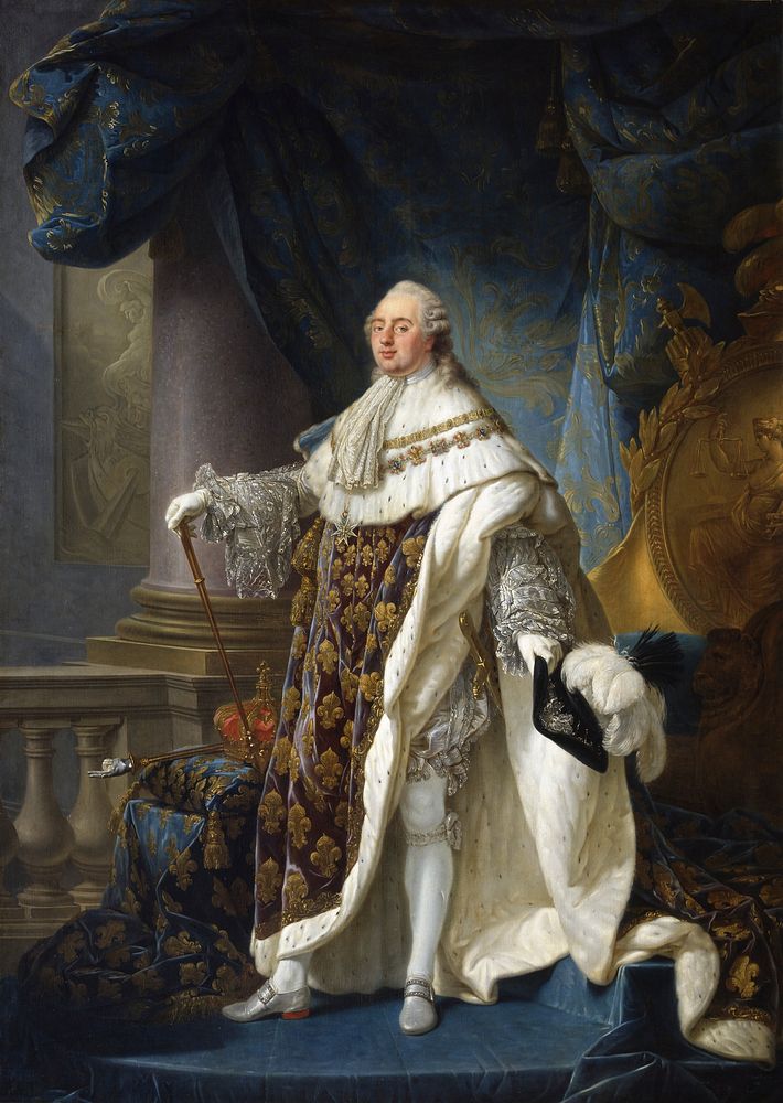Antoine-François Callet - Louis XVI, roi de France et de Navarre (1754-1793), revêtu du grand costume royal en 1779 - Google…
