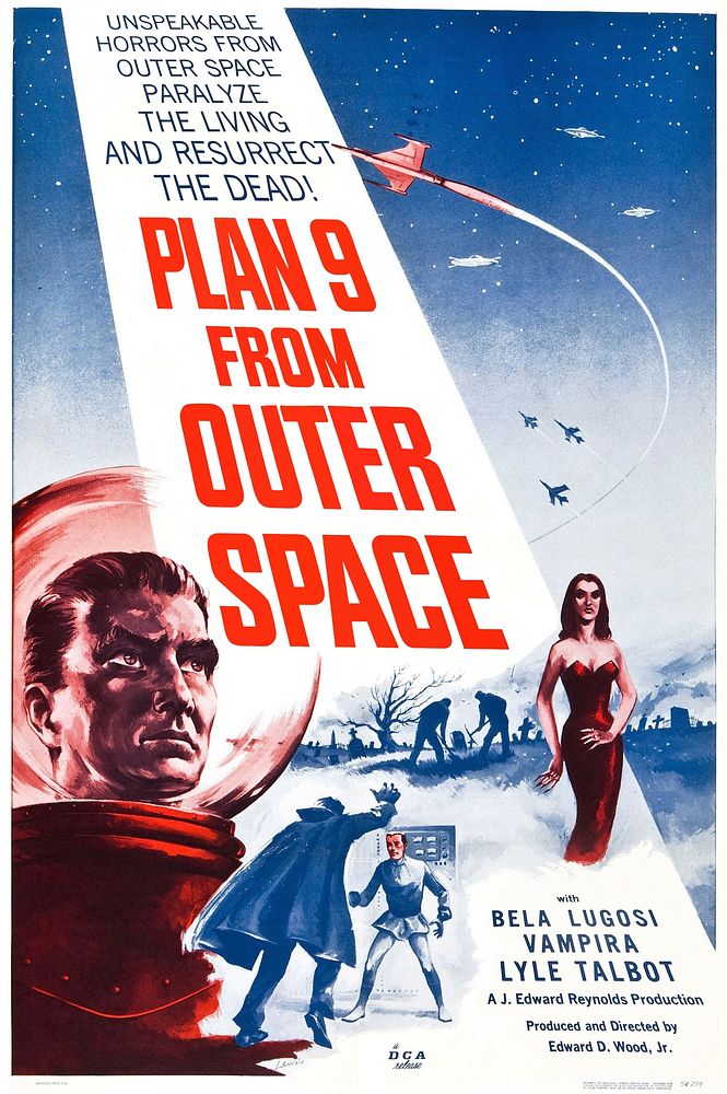 Film poster Plan 9 from Outer Space