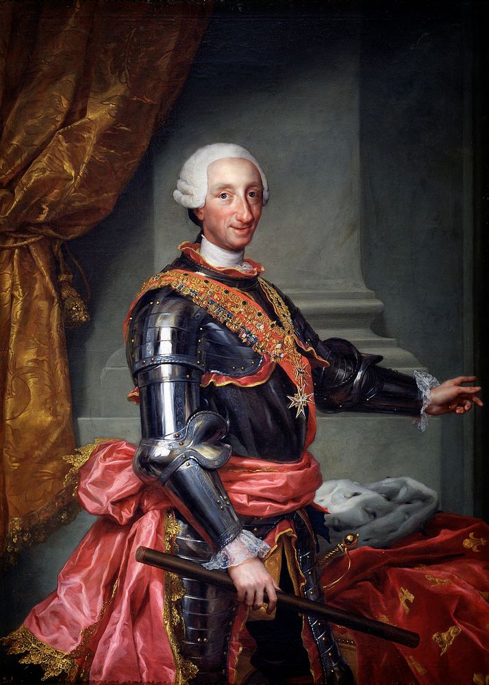 Español: Retrato del rey Carlos III de España (1716-1788), que fue hijo del rey Felipe V de España y de su segunda esposa…