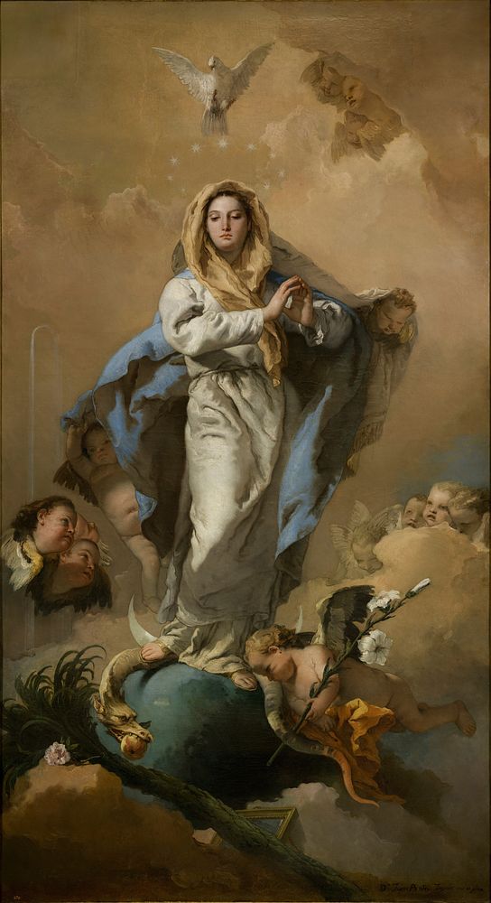 Immaculate Conception of Mary by Giovanni Battista Tiepolo