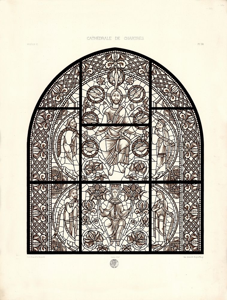 Monographie de la cathédrale de Chartres. Atlas